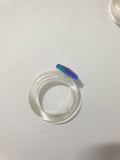 Bague en résine époxy transparente avec cabochon bleu